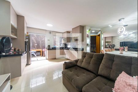 Sala de apartamento para alugar com 3 quartos, 85m² em Parque das Nações, Santo André