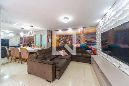 Sala de apartamento para alugar com 3 quartos, 85m² em Parque das Nações, Santo André
