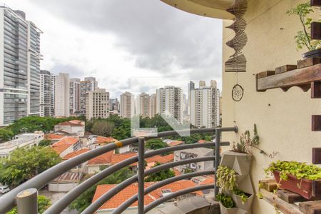 Varanda da Sala de apartamento à venda com 2 quartos, 76m² em Vila Romana, São Paulo