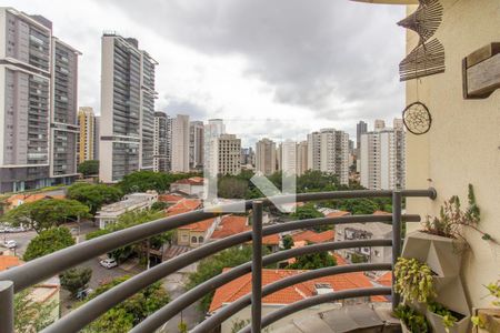 Varanda da Sala de apartamento à venda com 2 quartos, 76m² em Vila Romana, São Paulo