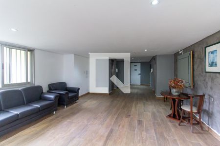 Apartamento à venda com 76m², 2 quartos e 2 vagasHall social