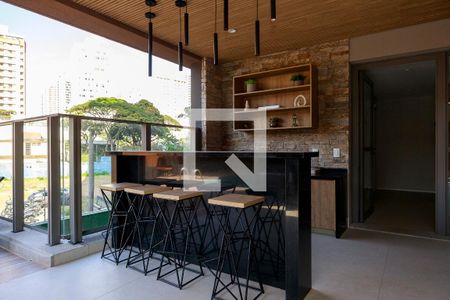 Studio para alugar com 25m², 1 quarto e sem vagaPiscina - Bar