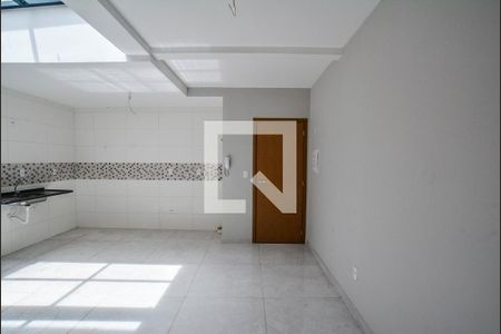 Sala de apartamento à venda com 2 quartos, 52m² em Campestre, Santo André