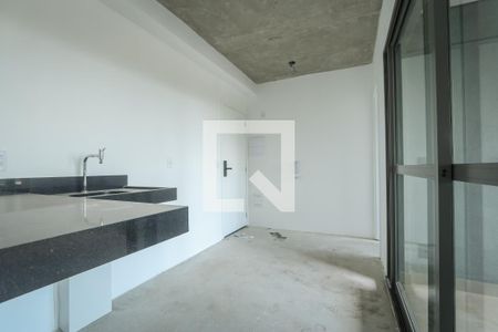 Sala e Cozinha de apartamento à venda com 2 quartos, 50m² em Cerqueira César, São Paulo