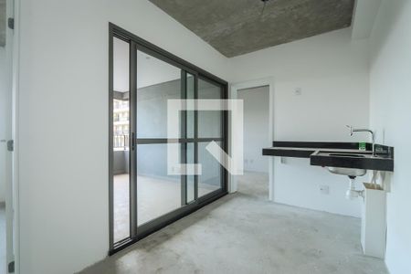 Sala e Cozinha de apartamento à venda com 2 quartos, 50m² em Cerqueira César, São Paulo