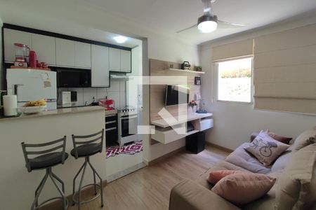 Sala de apartamento à venda com 2 quartos, 45m² em Loteamento Parque São Martinho, Campinas