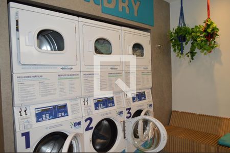 Studio para alugar com 27m², 1 quarto e sem vagaLavanderia