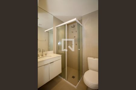 Studio para alugar com 25m², 1 quarto e sem vaga Studio para alugar com 25m², 1 quarto e sem vagaBanheiro