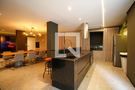 Studio para alugar com 25m², 1 quarto e sem vaga Studio para alugar com 25m², 1 quarto e sem vagaÁrea Comum - Espaço Gourmet