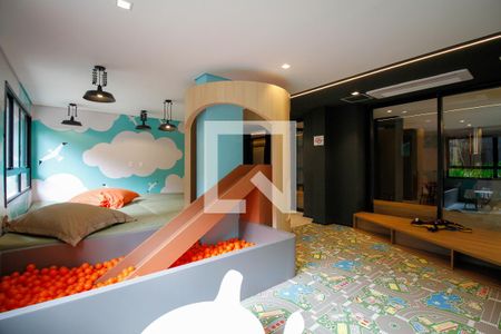 Studio para alugar com 25m², 1 quarto e sem vaga Studio para alugar com 25m², 1 quarto e sem vagaÁrea Comum - Brinquedoteca