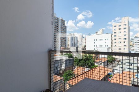 Varanda do Quarto de apartamento para alugar com 1 quarto, 59m² em Bela Vista, São Paulo