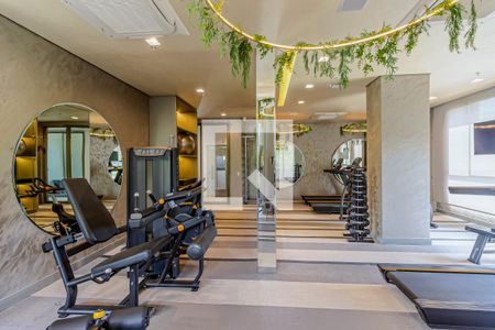 Área comum - Academia de apartamento à venda com 2 quartos, 42m² em Campo Belo, São Paulo