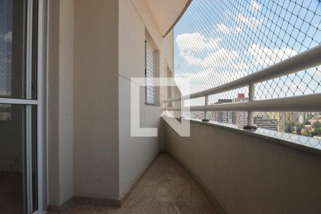 Varanda - Sala de apartamento à venda com 3 quartos, 89m² em Vila Assunção, Santo André