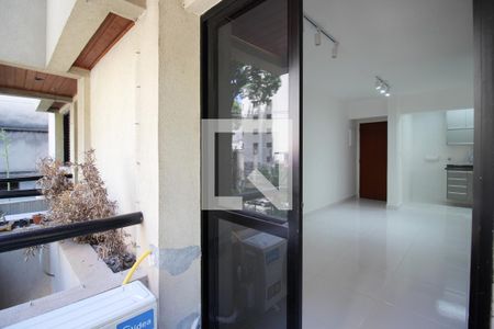 Varanda Sala de apartamento para alugar com 1 quarto, 39m² em Indianópolis, São Paulo