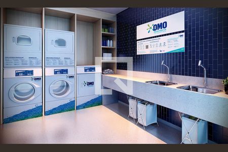 Apartamento para alugar com 36m², 2 quartos e 1 vaga Apartamento para alugar com 36m², 2 quartos e 1 vagaLavanderia