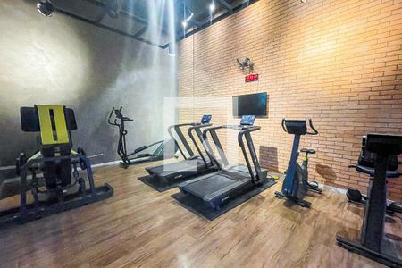 Studio para alugar com 33m², 1 quarto e sem vaga Studio para alugar com 33m², 1 quarto e sem vagaÁrea comum - Academia