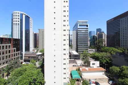 Vista da Sala de kitnet/studio à venda com 1 quarto, 28m² em Vila Olímpia, São Paulo