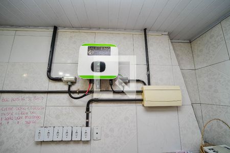 Casa à venda com 213m², 3 quartos e 2 vagasDetalhe da area de serviço/Energia Solar