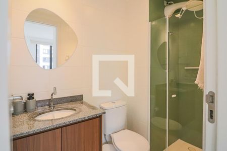 Banheiro de apartamento à venda com 1 quarto, 25m² em Butantã, São Paulo