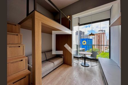 Studio para alugar com 25m², 0 quarto e sem vaga Studio para alugar com 25m², 0 quarto e sem vagaSala