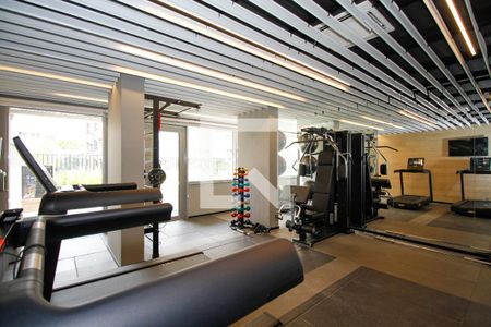 Studio para alugar com 34m², 1 quarto e sem vaga Studio para alugar com 34m², 1 quarto e sem vagaÁrea Comum - Academia