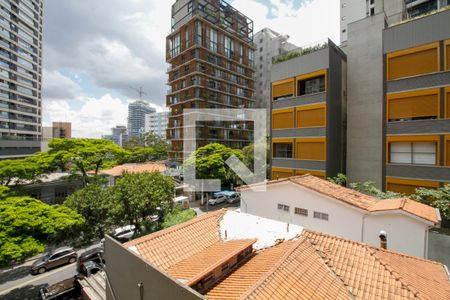Studio para alugar com 34m², 1 quarto e sem vaga Studio para alugar com 34m², 1 quarto e sem vagaVista da Varanda