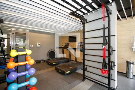 Studio para alugar com 34m², 1 quarto e sem vaga Studio para alugar com 34m², 1 quarto e sem vagaÁrea Comum - Academia