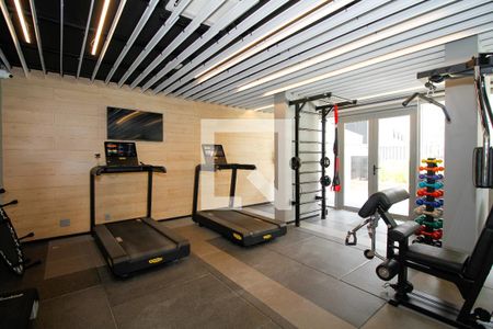 Studio para alugar com 34m², 1 quarto e sem vaga Studio para alugar com 34m², 1 quarto e sem vagaÁrea Comum - Academia