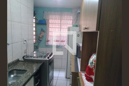 Cozinha de apartamento à venda com 2 quartos, 47m² em Cooperativa, Santo André