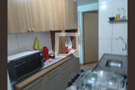 Cozinha de apartamento à venda com 2 quartos, 47m² em Cooperativa, Santo André