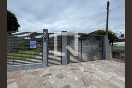 Casa à venda com 100m², 2 quartos e 2 vagasPlaquinha fachada