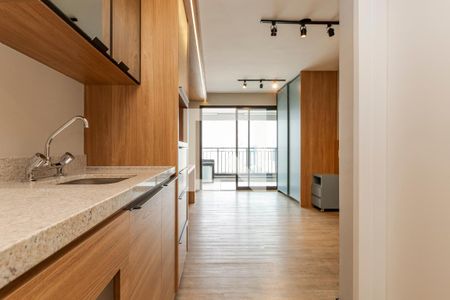 Studio à venda com 33m², 1 quarto e sem vagaCozinha