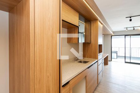 Studio à venda com 33m², 1 quarto e sem vagaCozinha