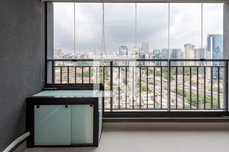 Studio à venda com 33m², 1 quarto e sem vagaVaranda