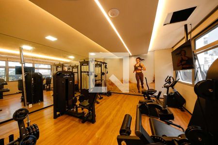 Apartamento para alugar com 31m², 1 quarto e sem vaga Apartamento para alugar com 31m², 1 quarto e sem vagaÁrea comum - Academia