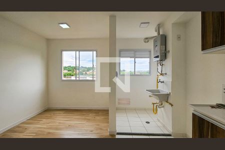 Apartamento à venda com 34m², 2 quartos e 1 vagaVista/Cozinha/Sala