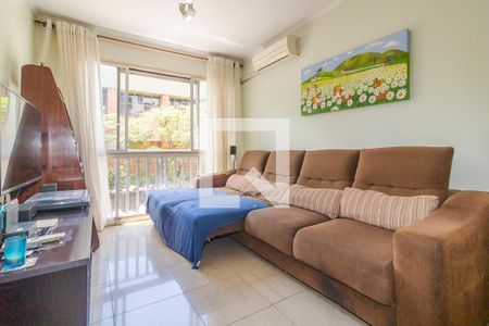Sala de apartamento à venda com 3 quartos, 80m² em Cristal, Porto Alegre