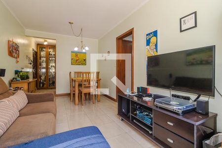 Sala de apartamento à venda com 3 quartos, 80m² em Cristal, Porto Alegre