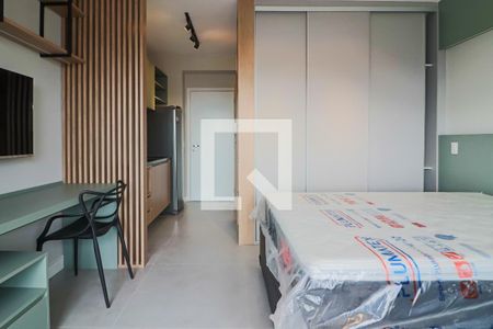 Studio - Quarto e Cozinha de apartamento para alugar com 1 quarto, 25m² em Vila Sonia, São Paulo