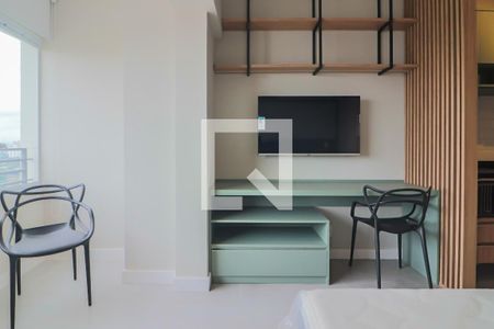 Studio - Quarto e Cozinha de apartamento para alugar com 1 quarto, 25m² em Vila Sonia, São Paulo
