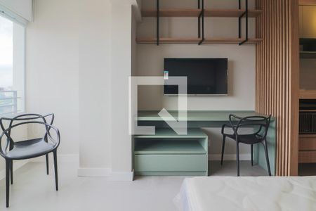 Studio - Quarto e Cozinha de apartamento para alugar com 1 quarto, 25m² em Vila Sonia, São Paulo
