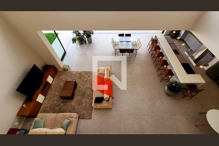 Sala de casa de condomínio à venda com 5 quartos, 416m² em Vale Azul, Jundiaí