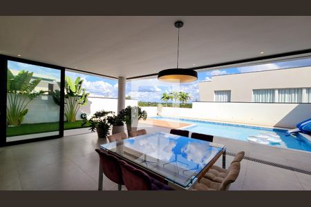 Sala de casa de condomínio à venda com 5 quartos, 416m² em Vale Azul, Jundiaí