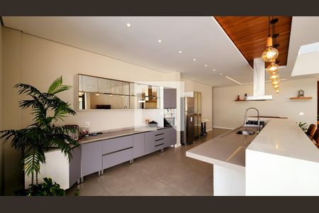 Cozinha de casa de condomínio à venda com 5 quartos, 416m² em Vale Azul, Jundiaí