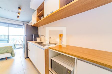 Studio para alugar com 26m², 1 quarto e sem vaga Studio para alugar com 26m², 1 quarto e sem vagaCozinha