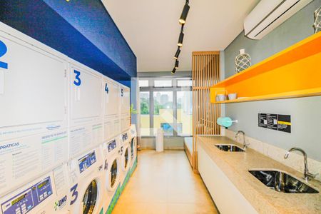 Studio para alugar com 26m², 1 quarto e sem vaga Studio para alugar com 26m², 1 quarto e sem vagaÁrea comum - Lavanderia
