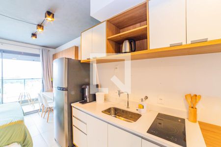 Studio para alugar com 26m², 1 quarto e sem vaga Studio para alugar com 26m², 1 quarto e sem vagaCozinha