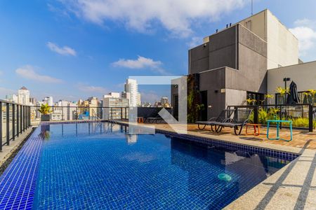 Studio para alugar com 26m², 1 quarto e sem vagaPiscina