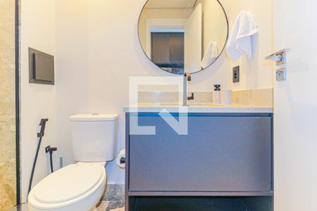 Banheiro de kitnet/studio à venda com 1 quarto, 25m² em Jardim das Acacias, São Paulo