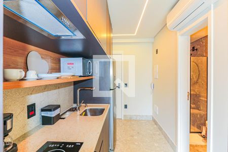 Studio à venda com 25m², 1 quarto e sem vagaCozinha